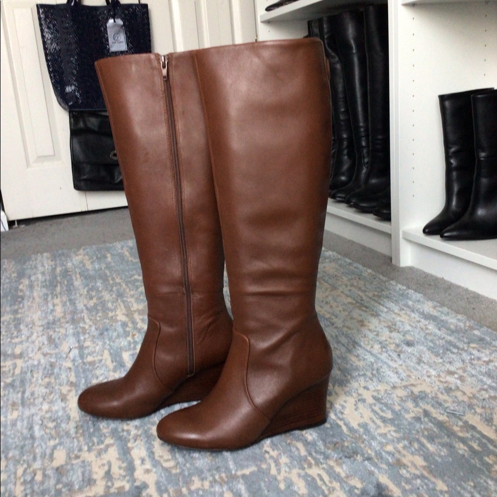 Nine West Leather Boots Size 7.5